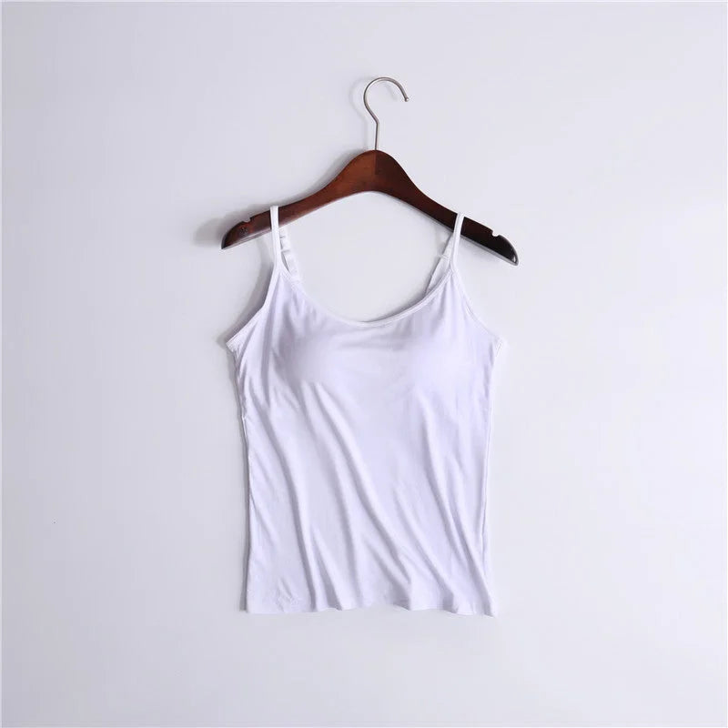 Comfortique - Stylish Tank with Integrated Bra Support