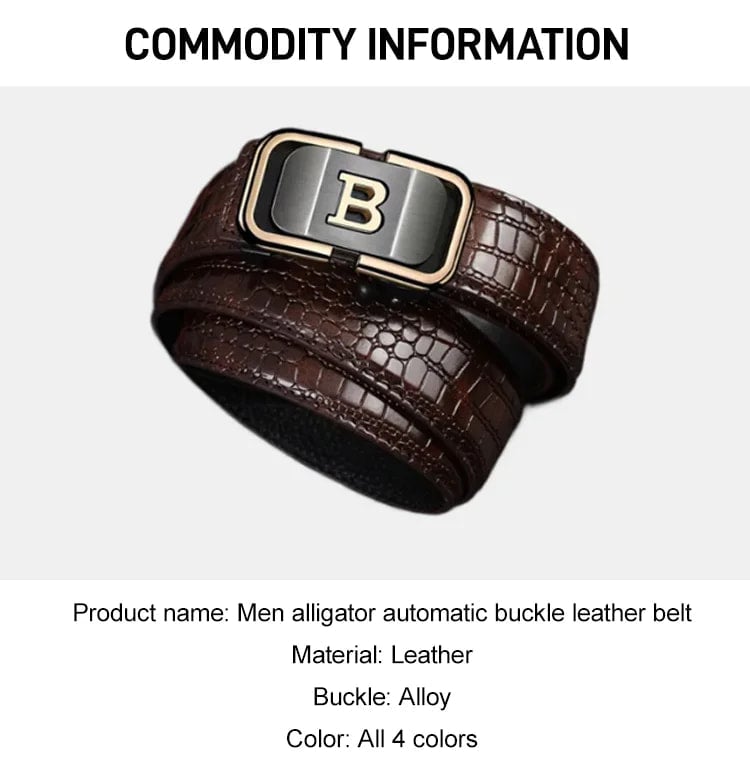 CrocElegance – Men’s Automatic Buckle Belt