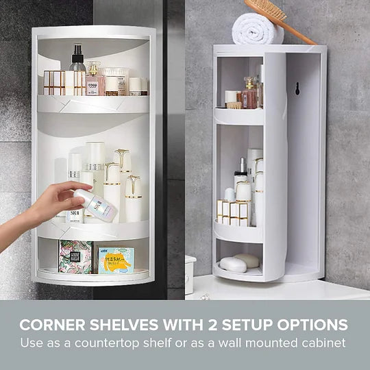 RevoRack – Multifunctional Turntable Wall Organizer