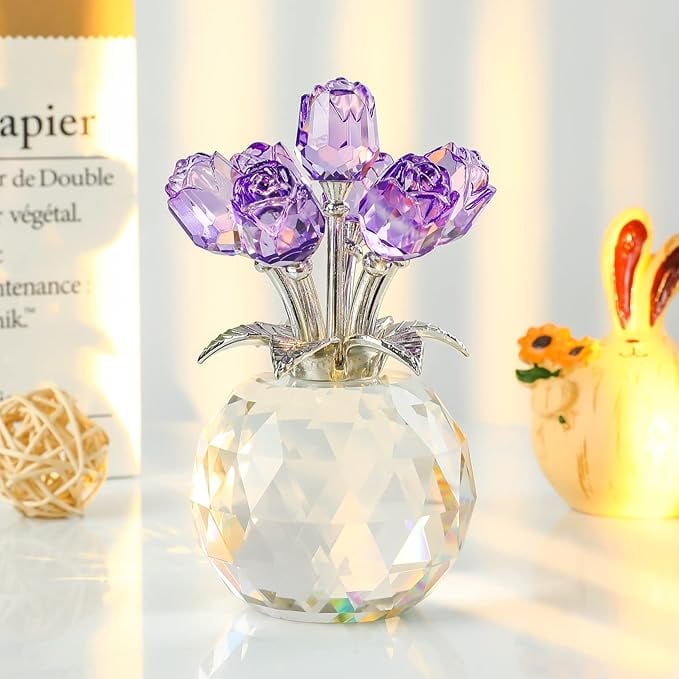 HeartfulGems - Crystal Flower Keepsake