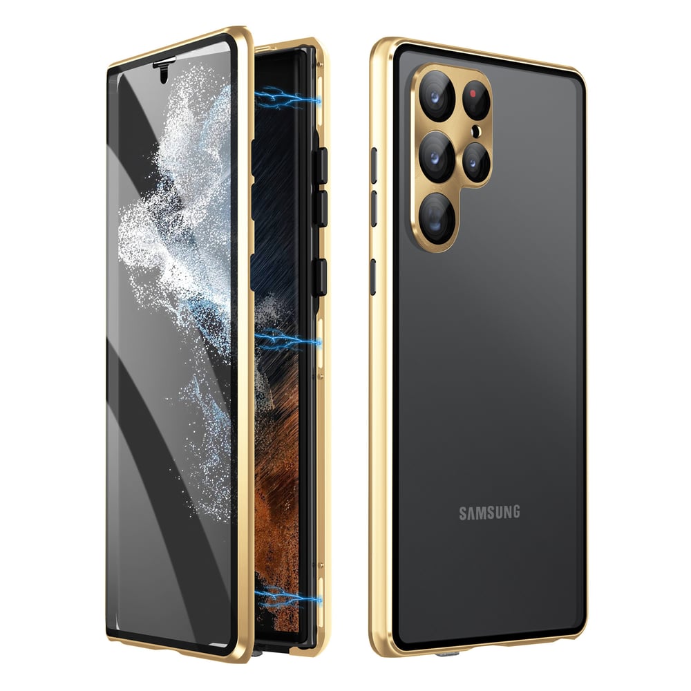 GlassGuard – Magnetic Full-Cover Phone Case