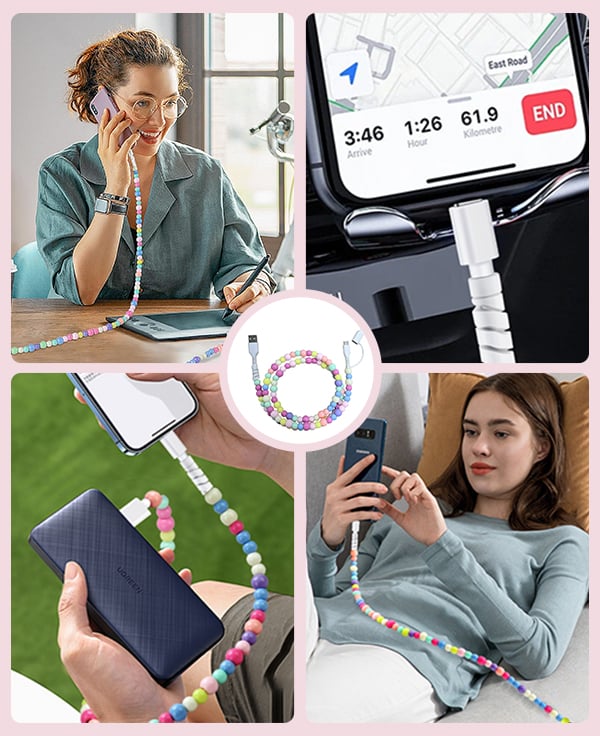 BeadLink | Stylish 2-in-1 Data Cable