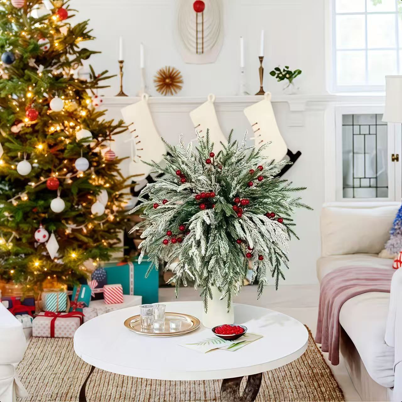 JollySpruce - Easy, No-Mess Christmas Greenery Decoration