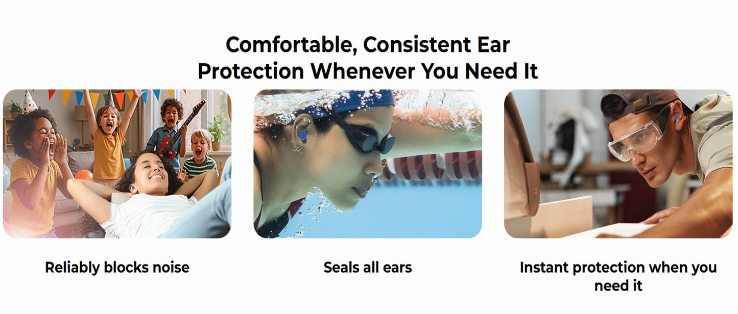 EarFlex – Inflatable Noise-Blocking Earplugs