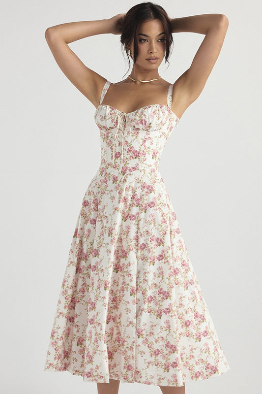 SummerMuse - Flared Skirt & Bustier Sundress