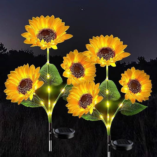 LumiFlora – Decorative Solar Sunflower Yard Lights