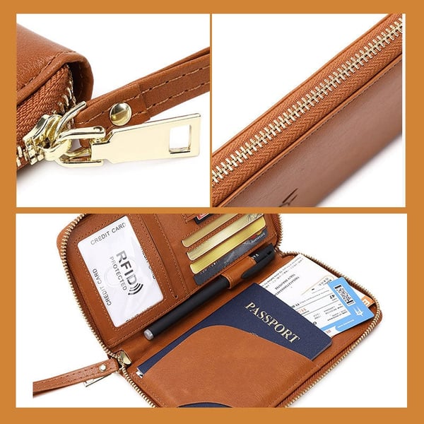 TravelGuard – RFID Multi-Functional Passport Wallet