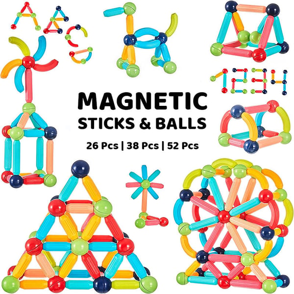 MagniBuild – Creative Magnetic Sticks Building Set