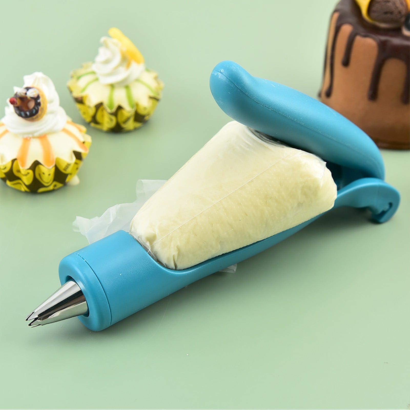 BakeArt – Cake Decorating Piping Pen & Nozzle Set