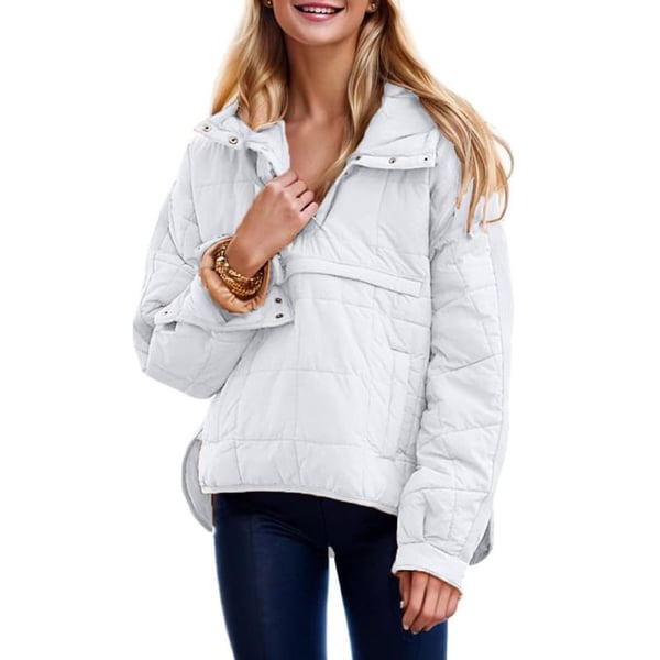 FrostEase – Oversized Hooded Puffer Pullover