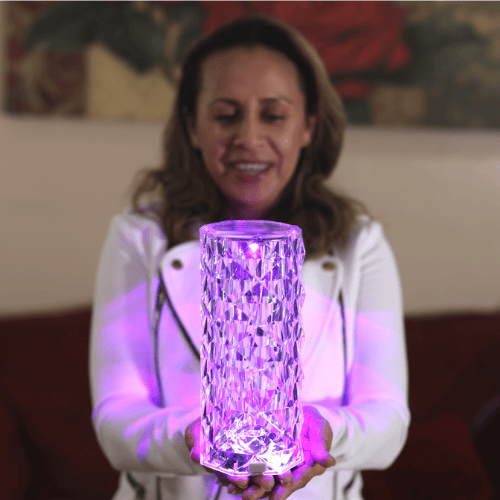 RoseAura – Color Changing Diamond Table Lamp