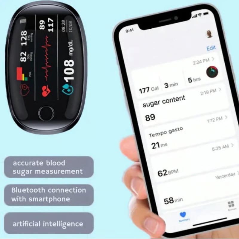 GlucoSense - Painless Smart Blood Monitoring