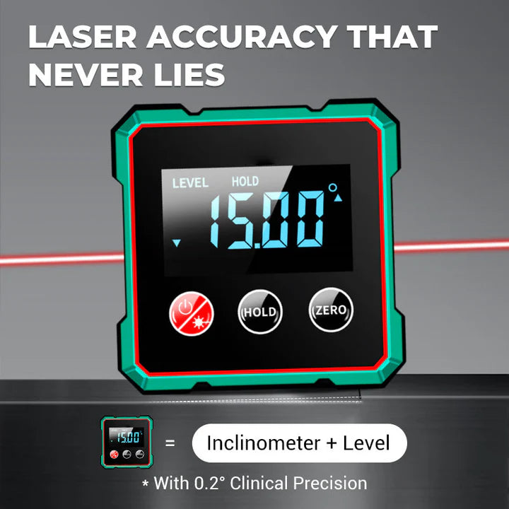 LevelMax | 2-in-1 Laser Digital Angle Finder