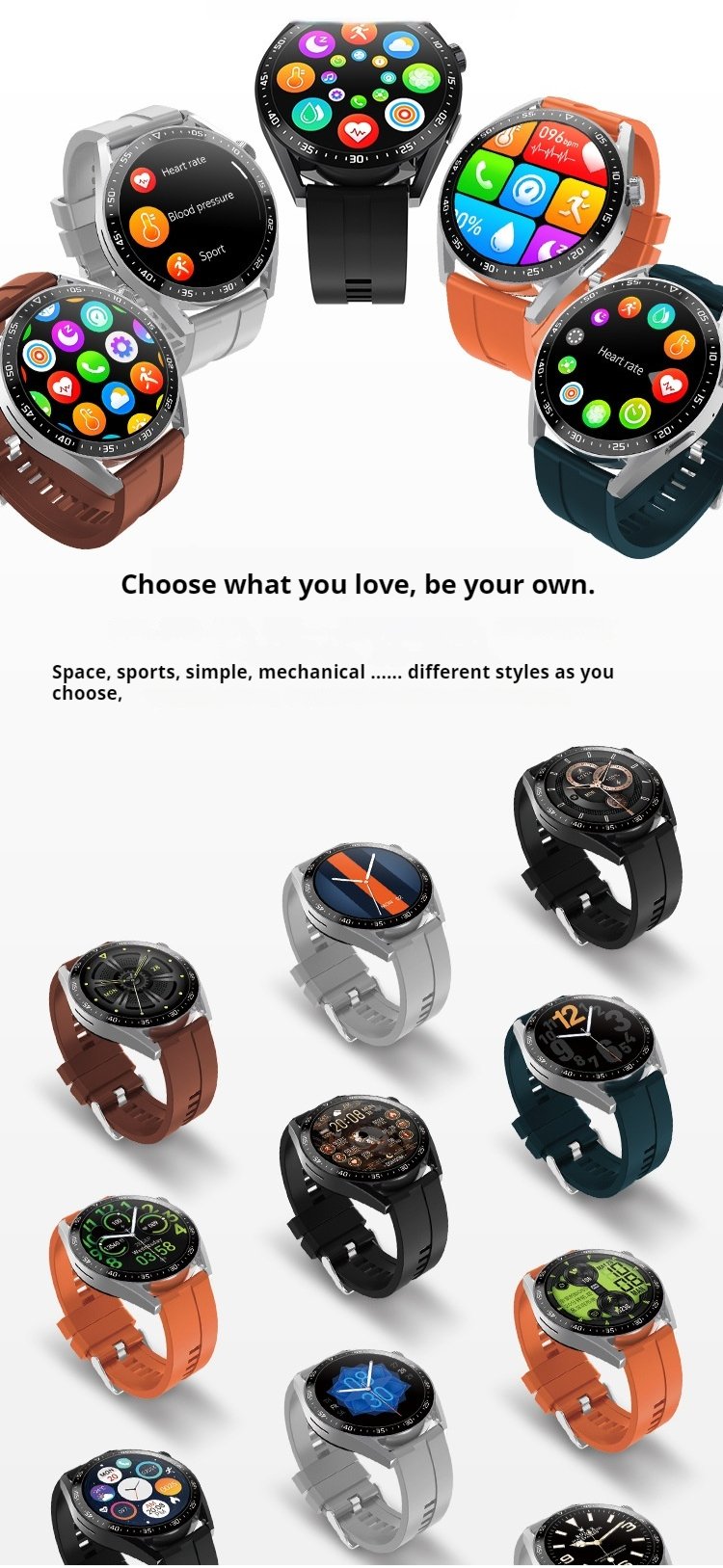 VitaTrack – Blood Glucose Monitoring Bluetooth Watch