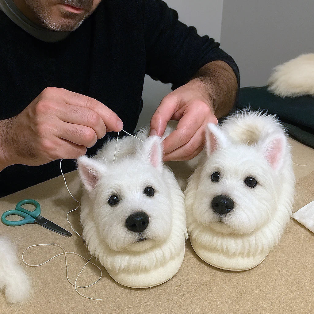 PawSteps – Super Realistic Dog Plush Slippers