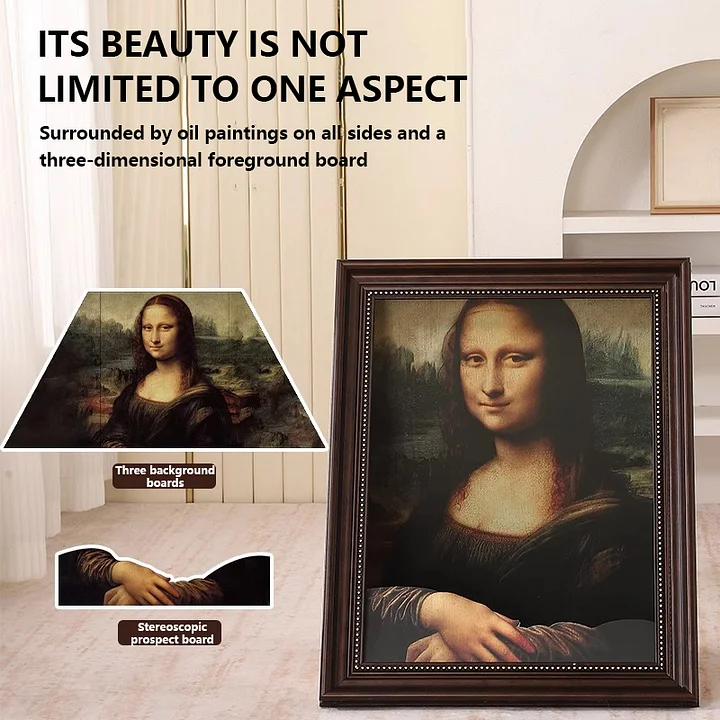 PurrLouvre – Mona Lisa Inspired Cat Bed