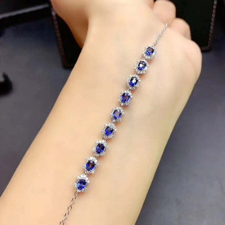 AzureLuxe – Regal Blue Elegance Bracelet