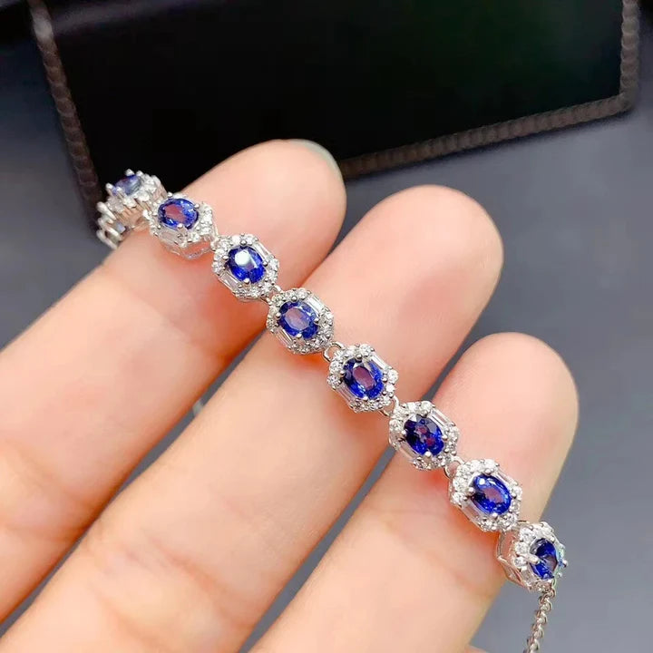 AzureLuxe – Regal Blue Elegance Bracelet