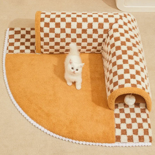 FurNest – Cozy Tunnel Bed & Pet Play Zone