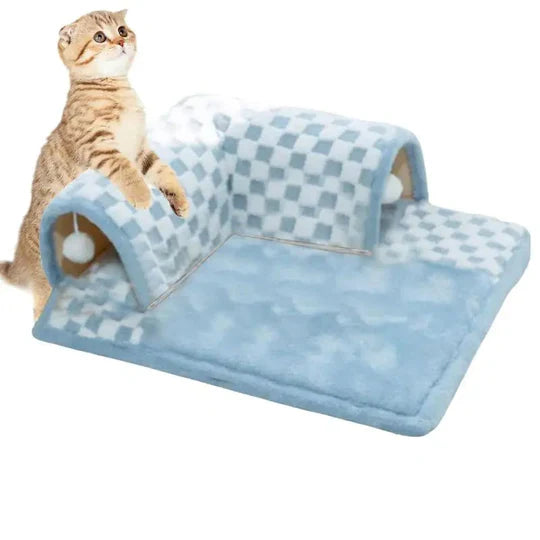 FurNest – Cozy Tunnel Bed & Pet Play Zone