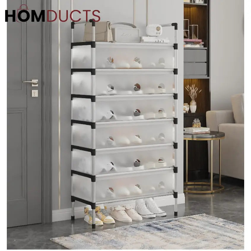 StackMate - Multi-Layer Dustproof Shoe Rack