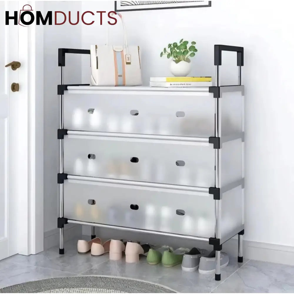 StackMate - Multi-Layer Dustproof Shoe Rack