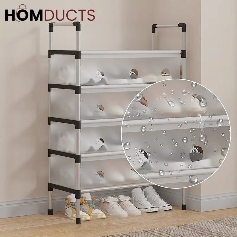 StackMate - Multi-Layer Dustproof Shoe Rack