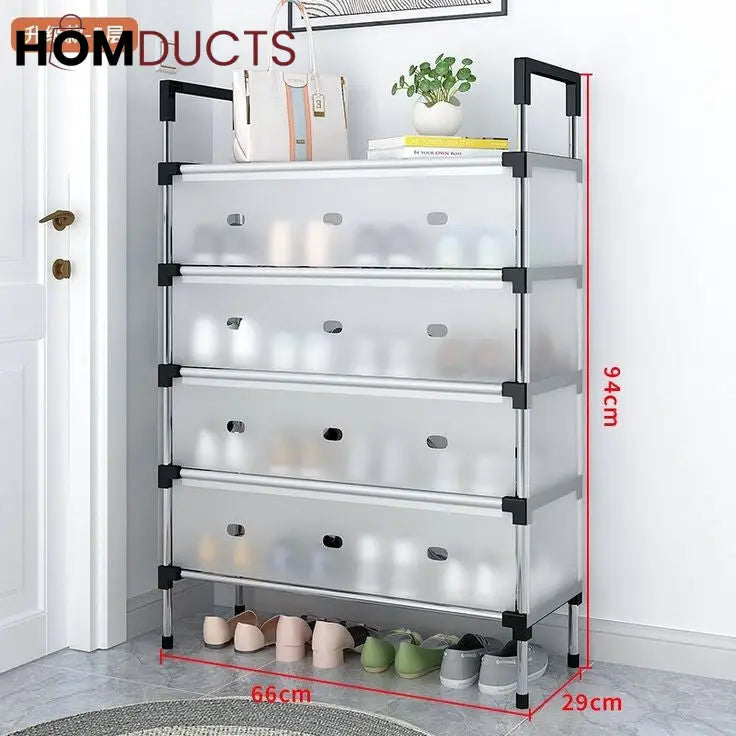 StackMate - Multi-Layer Dustproof Shoe Rack
