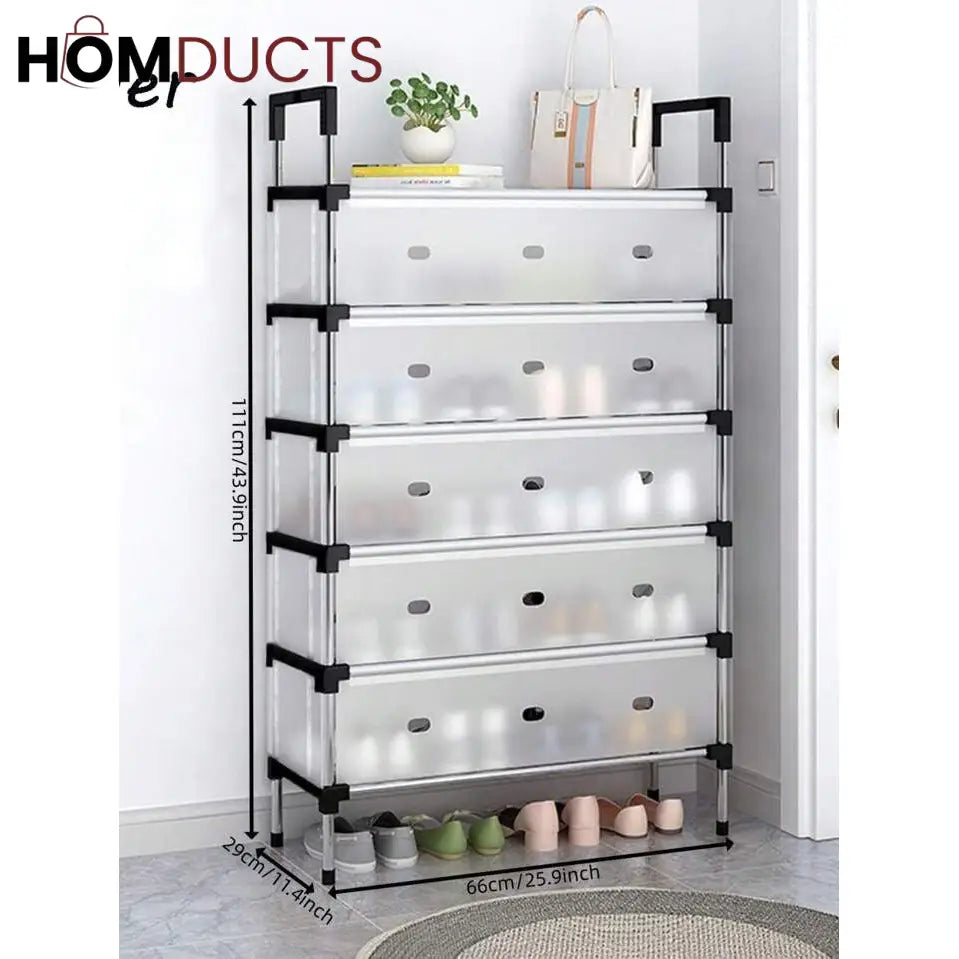 StackMate - Multi-Layer Dustproof Shoe Rack