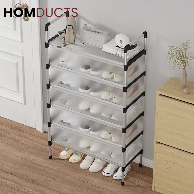 StackMate - Multi-Layer Dustproof Shoe Rack