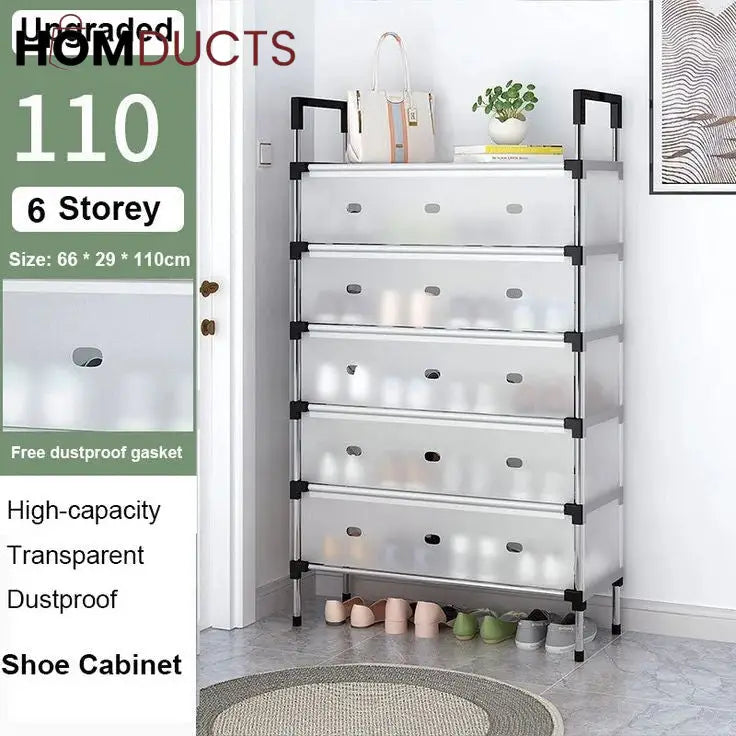 StackMate - Multi-Layer Dustproof Shoe Rack