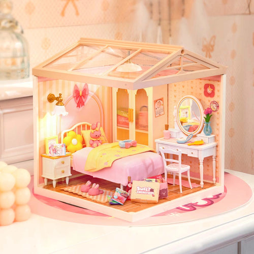 DreamNest – Miniature Pink Bedroom Set