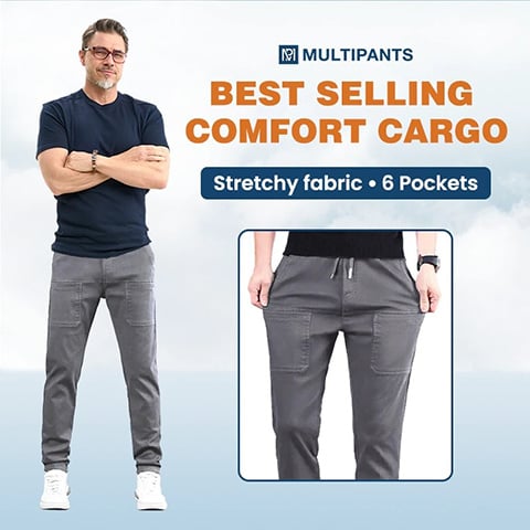 MultiPants – Durable Multi Pocket Stretch Cargo Pants