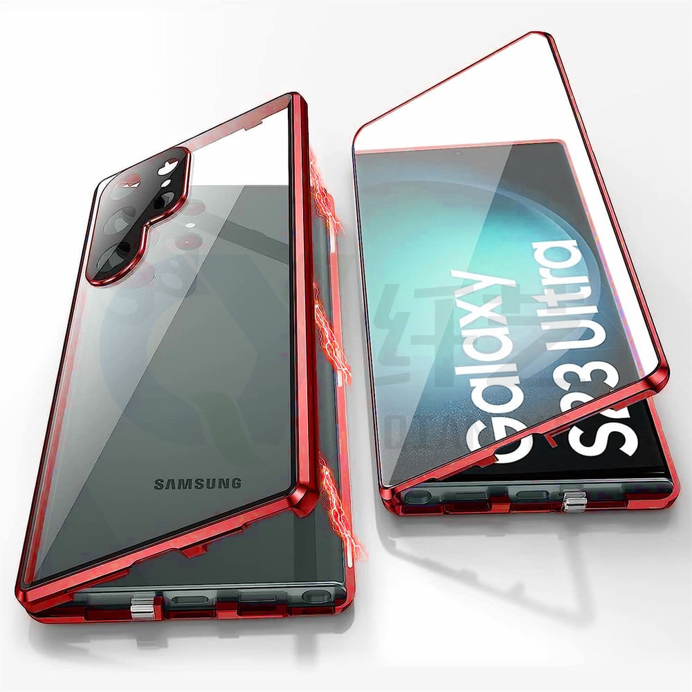 GlassGuard – Magnetic Full-Cover Phone Case
