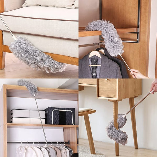 DustEase – Retractable Curved Microfiber Duster