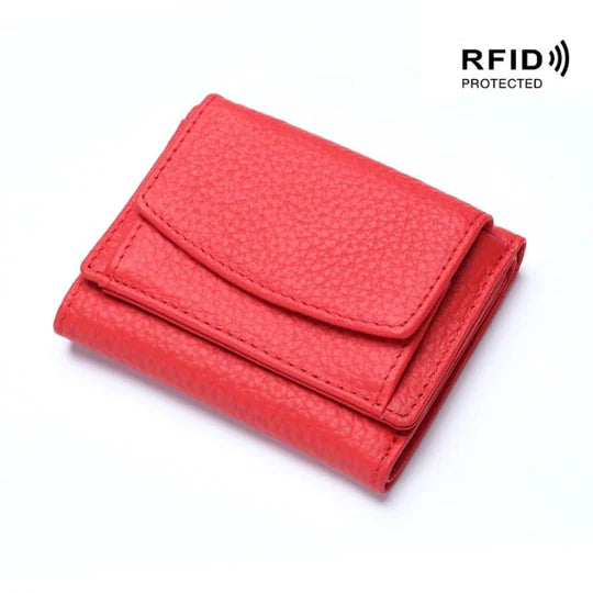 SafeHold – RFID Blocking Leather Mini Wallet