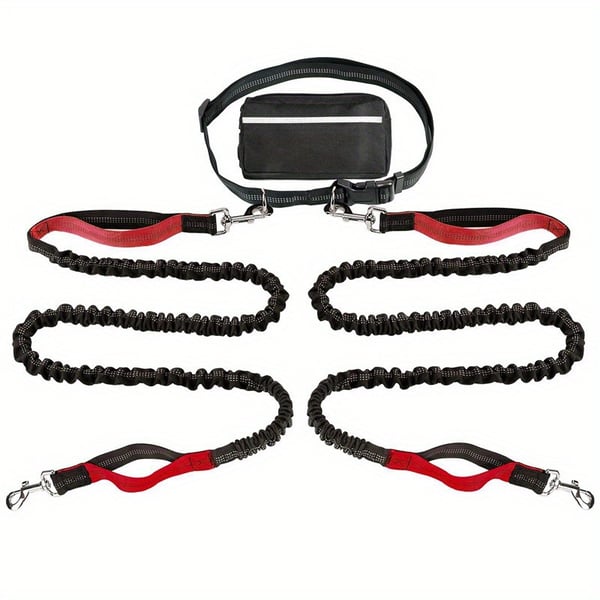 LeashEase – Zipper Pouch Running Dog Leash