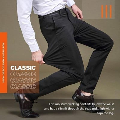 FlexiForm – Men’s High-Stretch Classic Pants