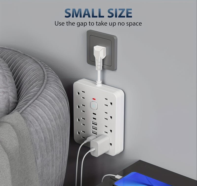 PowerHub – Compact Surge Protected Wall Socket