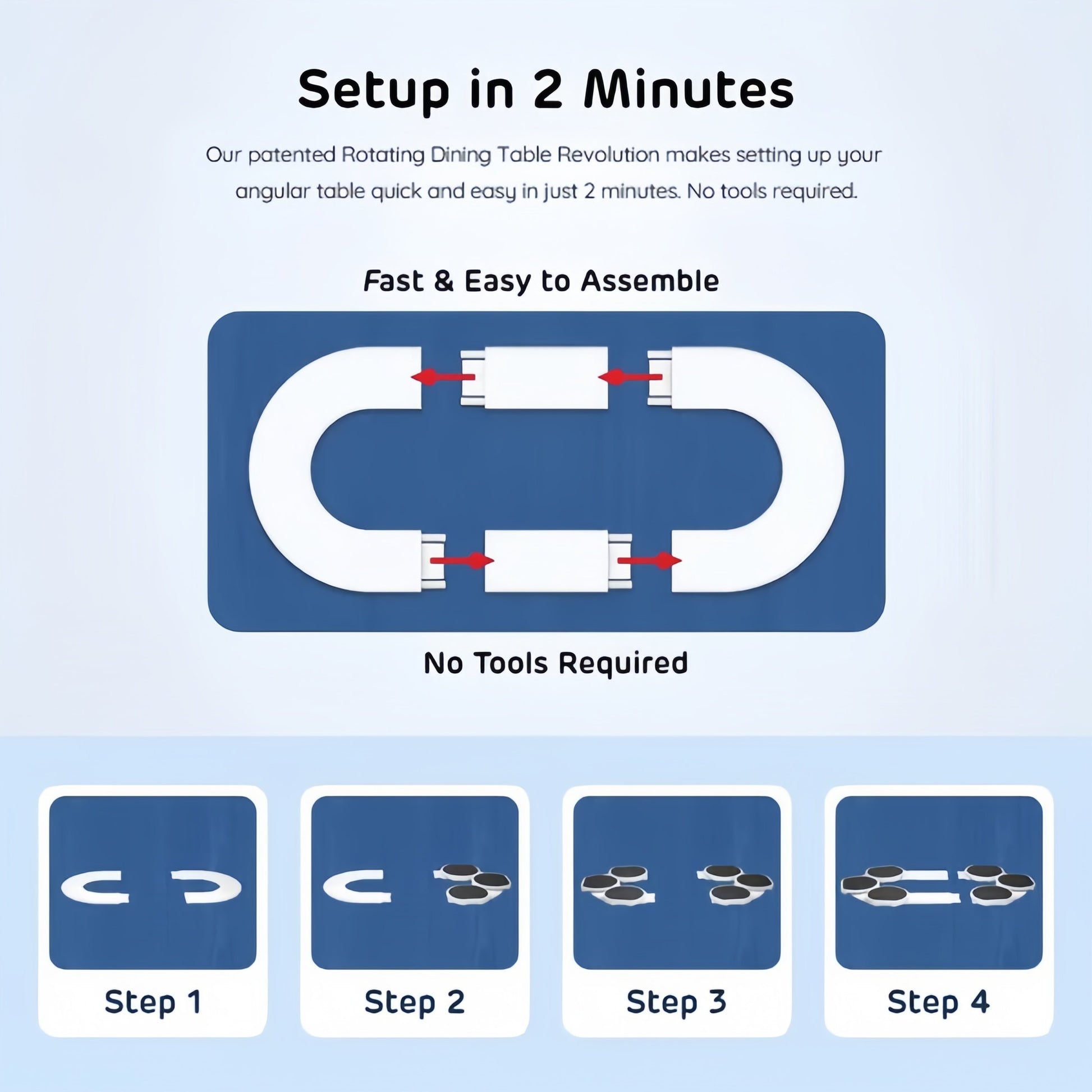 SpinServe – Rotating Dining Table Rack