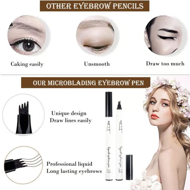 GlamBrow – Precision Waterproof Shaper (1+1 Free)