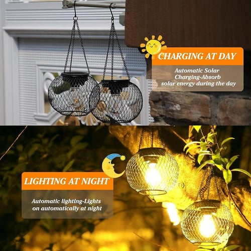 SunAura – Decorative Solar Powered Hanging Light