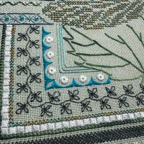 StitchMuse – Dragonfly Geometric Cross Stitch Kit