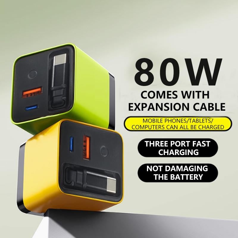 PowerFlex | 3-in-1 Retractable Fast Charger