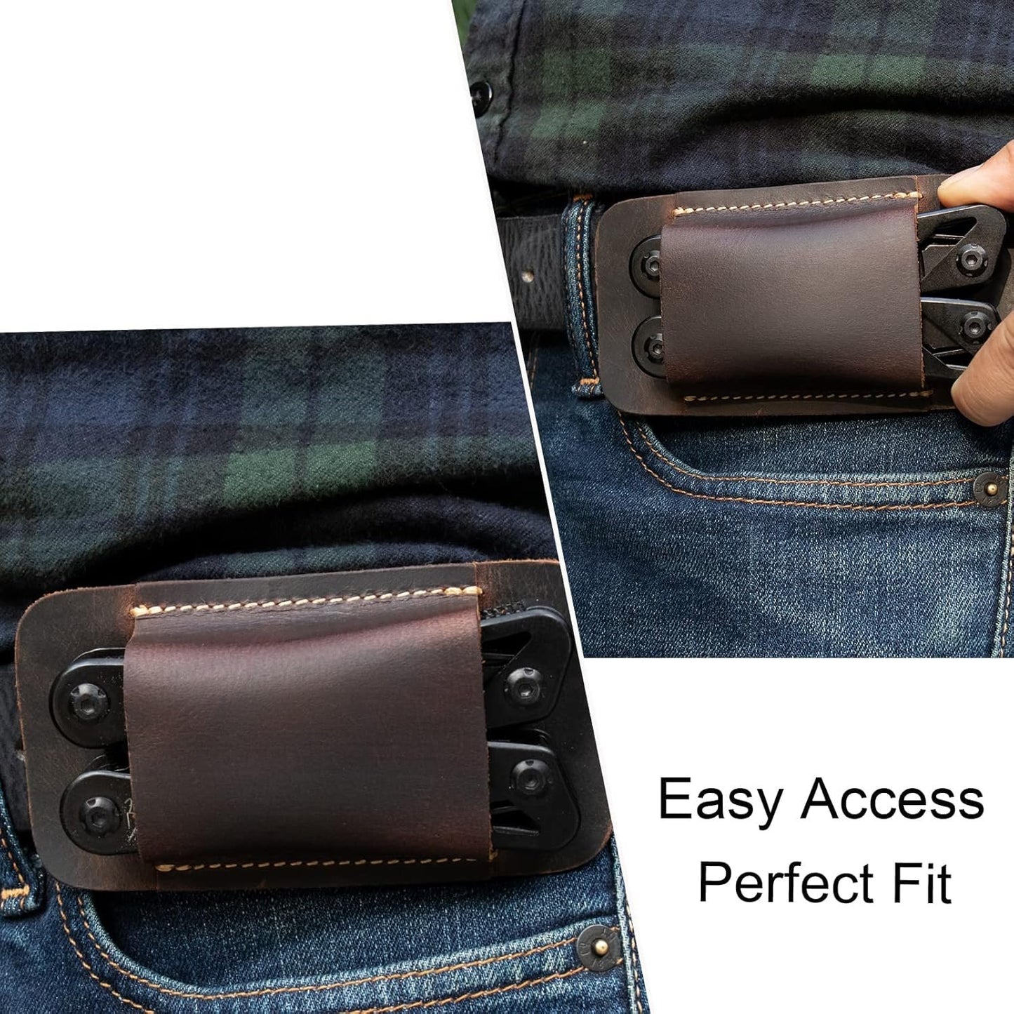 LeatherGuard – Retro Horizontal Knife Scabbard
