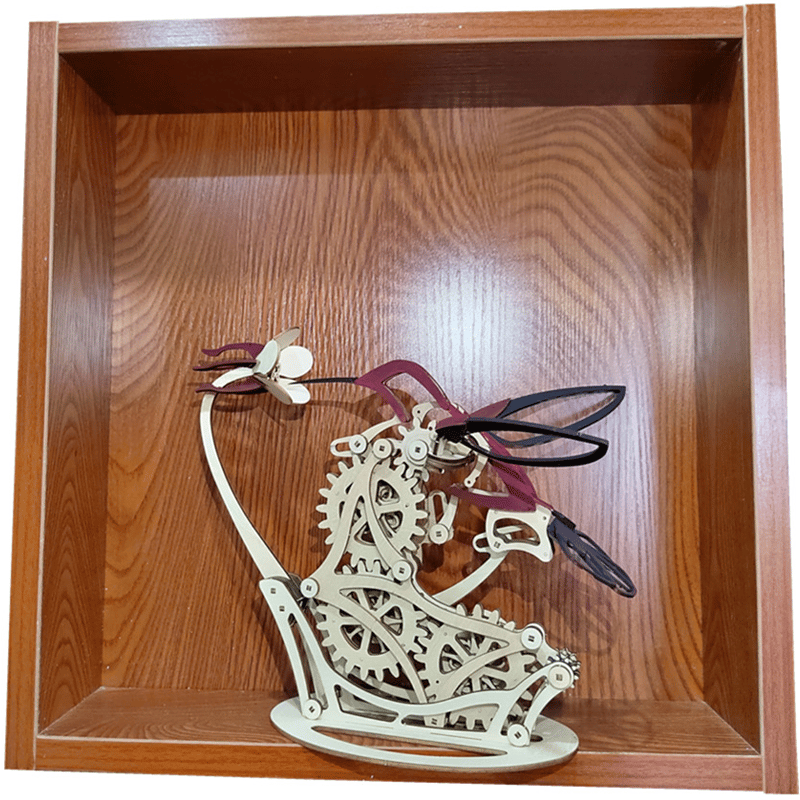 WoodWhirr – 3D Mechanical Wooden Hummingbird