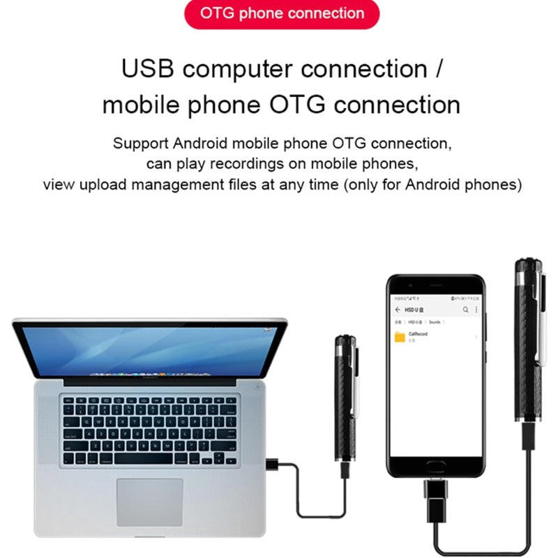 StealthNote – Slim Voice Recorder Pen