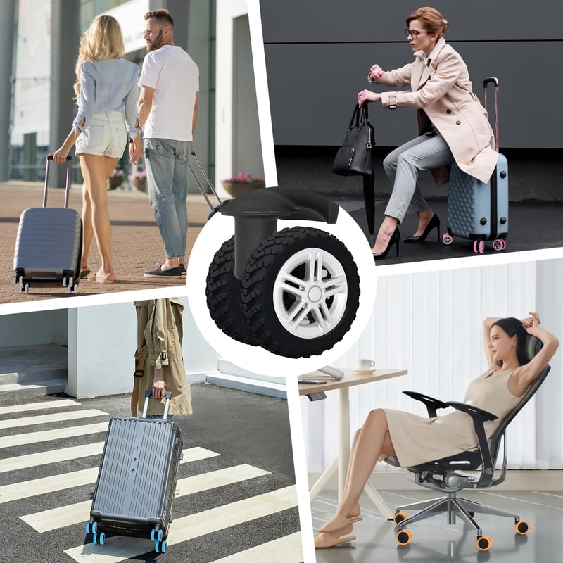 RollSafe – Durable Luggage Wheel Covers