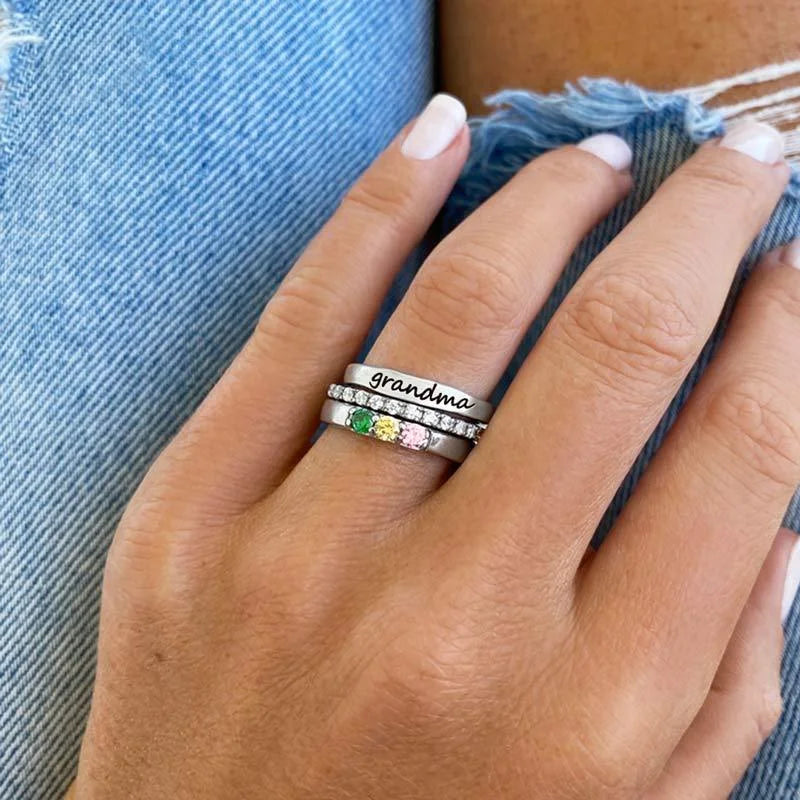 EternaGem – Custom Family Birthstone Ring