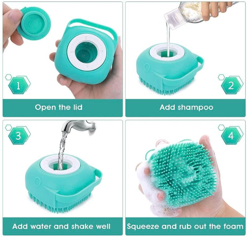 CleanPaw – Soft Silicone Pet Bath Brush